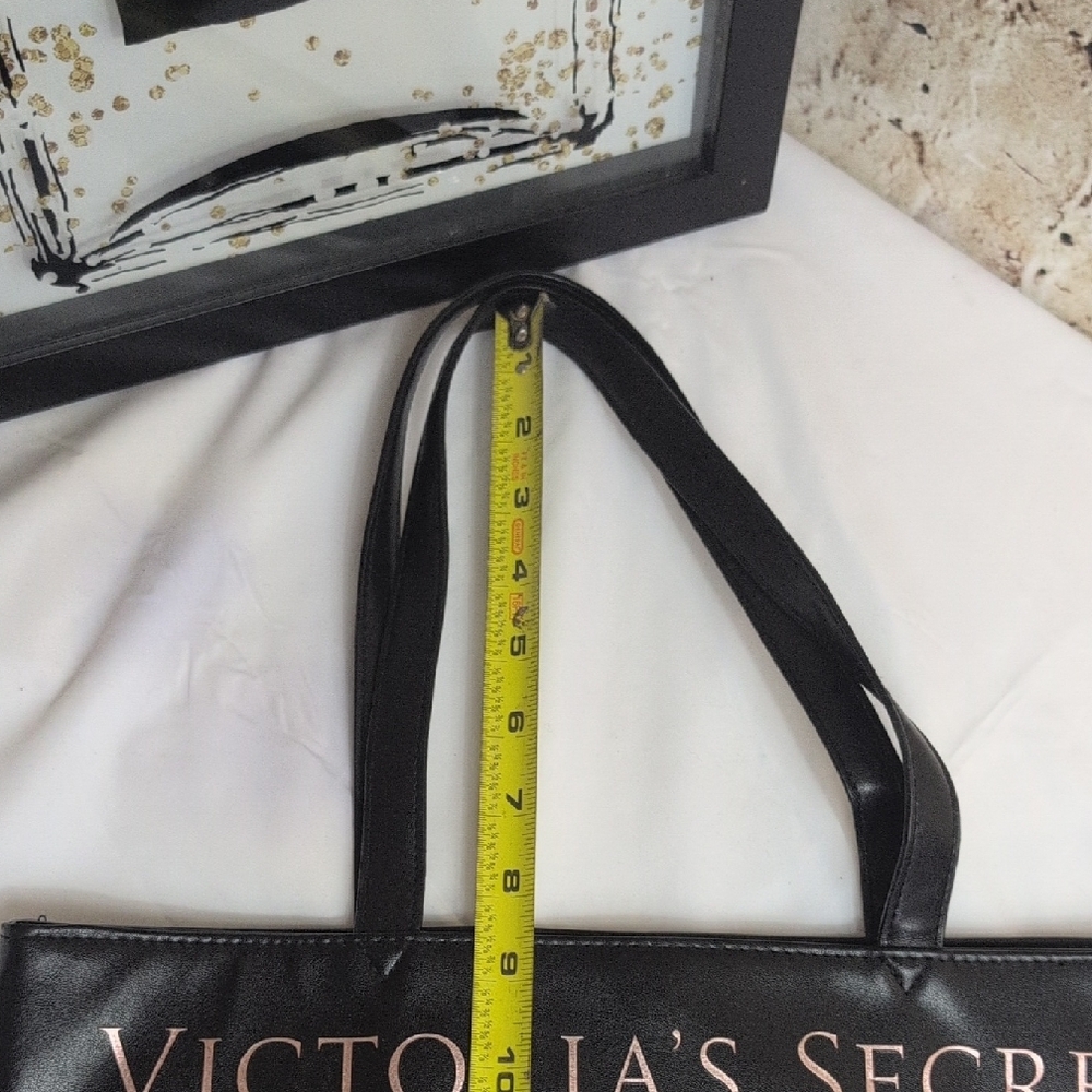 Victoria's Secret Black Tote with Fringe - Picture 7 of 9
